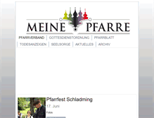 Tablet Screenshot of meinepfarre.org